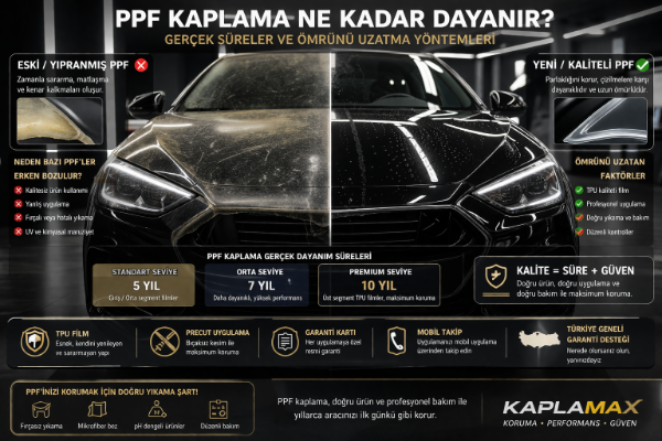 PPF Kaplama Ne Kadar Dayanır?